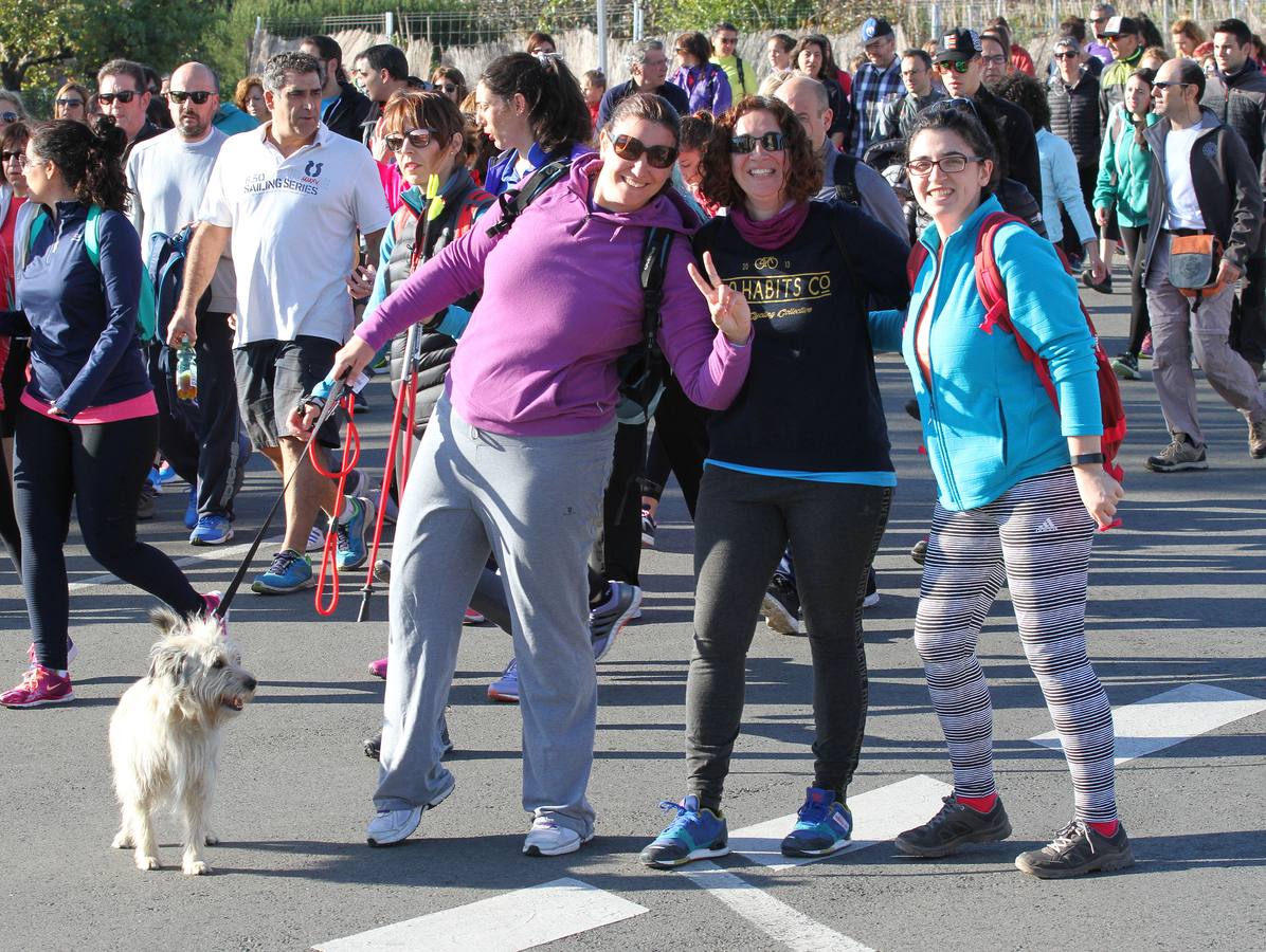 iel a su cita con la solidaridad, la tradicional marcha ASPACE ha echado a andar este domingo, 29 de octubre, desde el polideportivo municipal de Las Gaunas con la participación de alrededor de 3.000 personas que han querido apoyar esta iniciativa que pretende concienciar a la sociedad riojana sobre la realidad de las personas con parálisis cerebral.