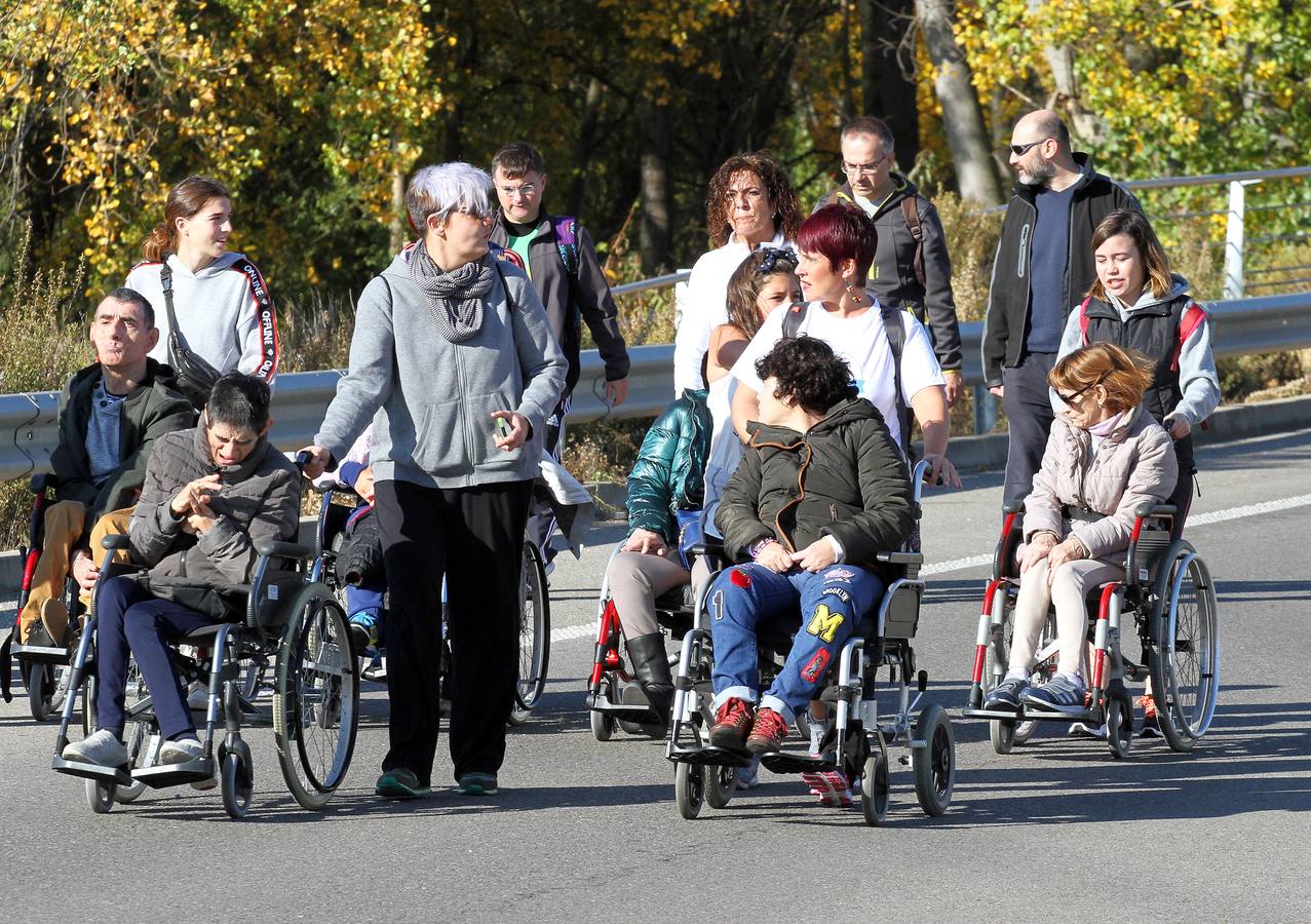 iel a su cita con la solidaridad, la tradicional marcha ASPACE ha echado a andar este domingo, 29 de octubre, desde el polideportivo municipal de Las Gaunas con la participación de alrededor de 3.000 personas que han querido apoyar esta iniciativa que pretende concienciar a la sociedad riojana sobre la realidad de las personas con parálisis cerebral.