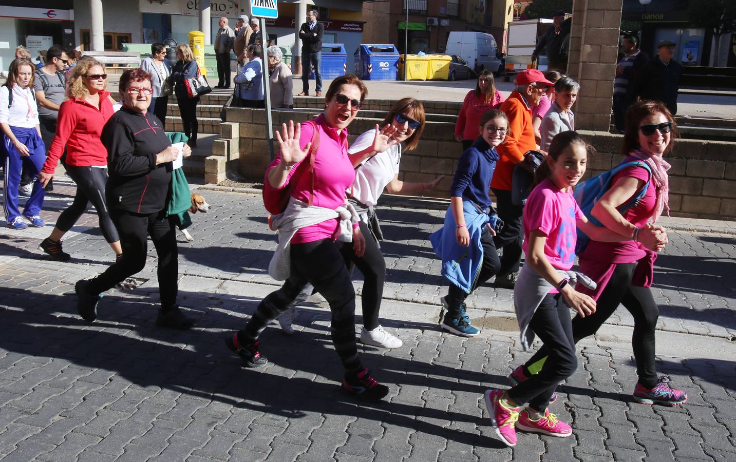 iel a su cita con la solidaridad, la tradicional marcha ASPACE ha echado a andar este domingo, 29 de octubre, desde el polideportivo municipal de Las Gaunas con la participación de alrededor de 3.000 personas que han querido apoyar esta iniciativa que pretende concienciar a la sociedad riojana sobre la realidad de las personas con parálisis cerebral.