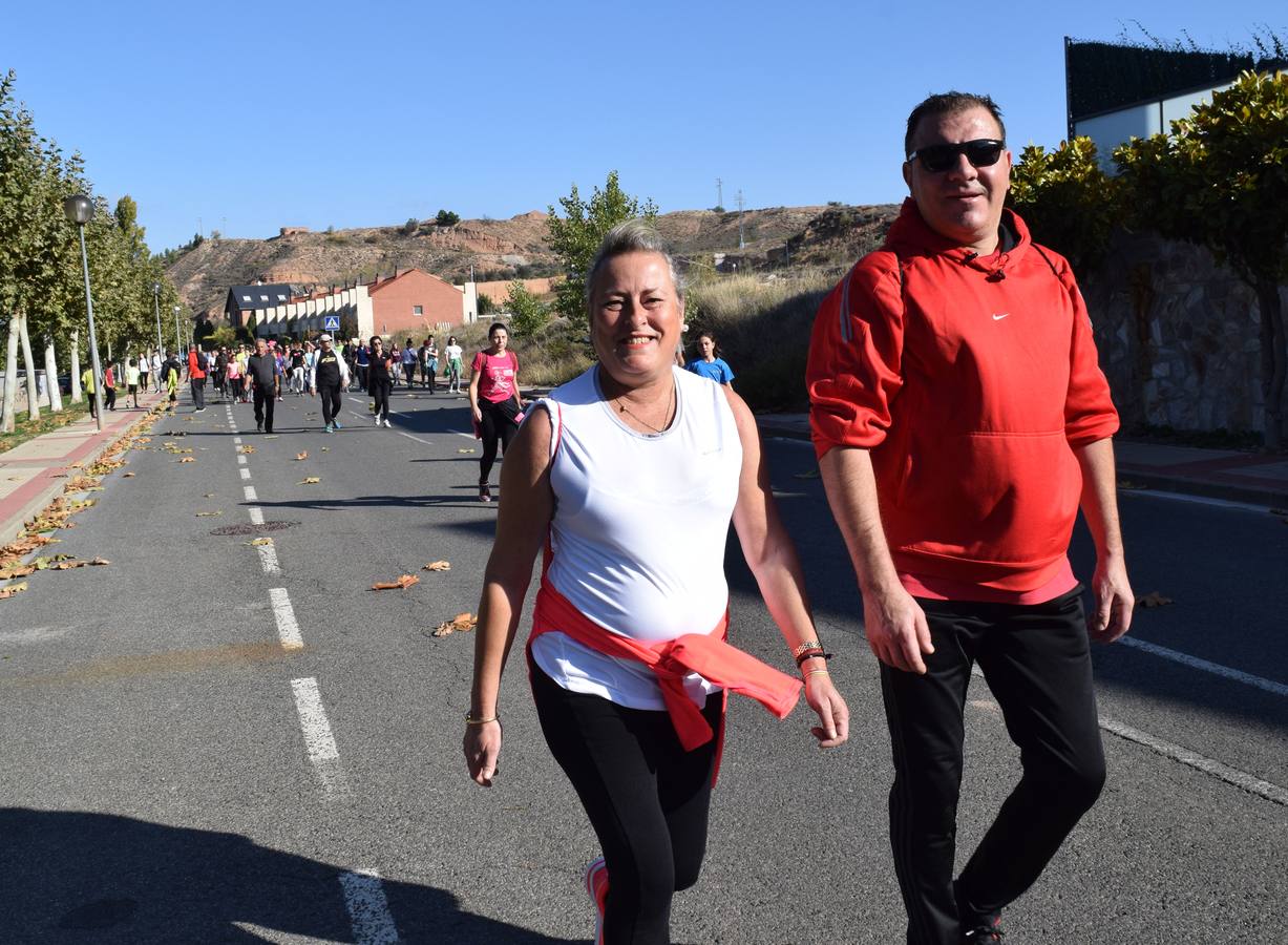 iel a su cita con la solidaridad, la tradicional marcha ASPACE ha echado a andar este domingo, 29 de octubre, desde el polideportivo municipal de Las Gaunas con la participación de alrededor de 3.000 personas que han querido apoyar esta iniciativa que pretende concienciar a la sociedad riojana sobre la realidad de las personas con parálisis cerebral.