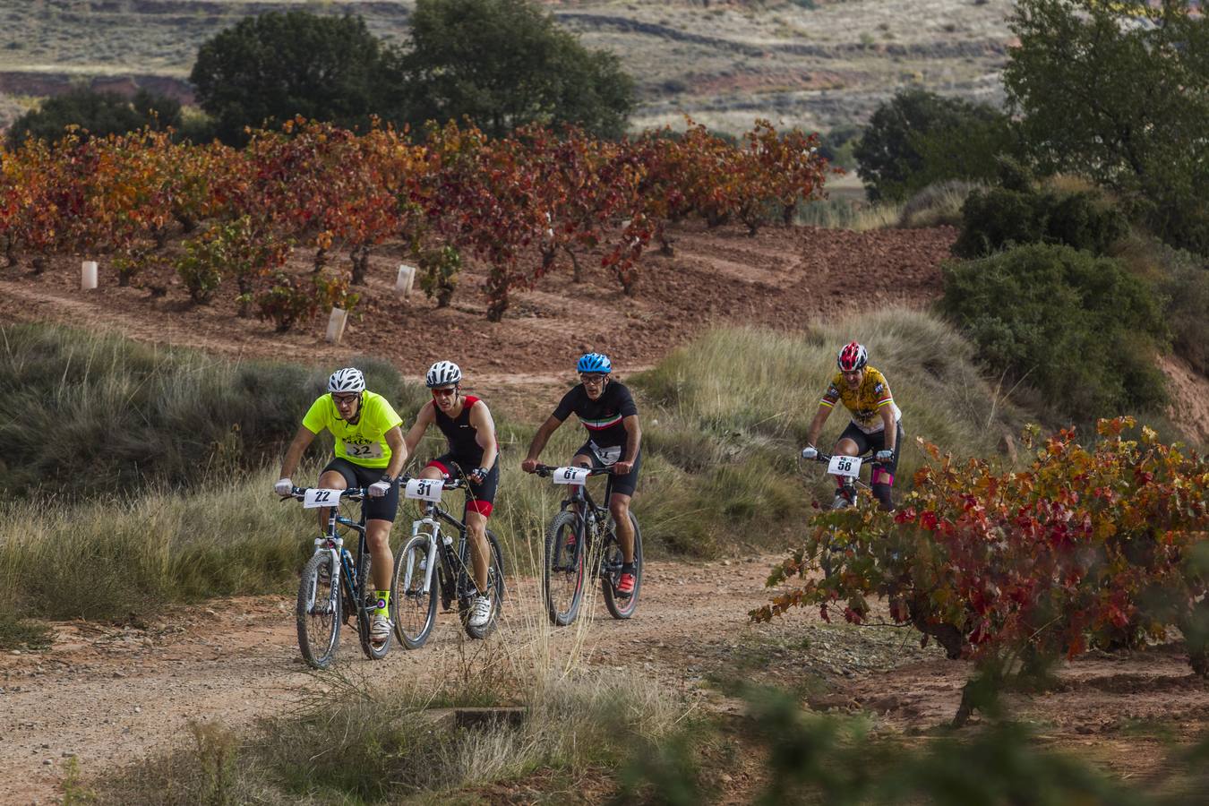 Un día magnífico ha acompañado a la celebración este domingo de la Duatlón de Moncalvillo, que ha dejado escenas preciosas