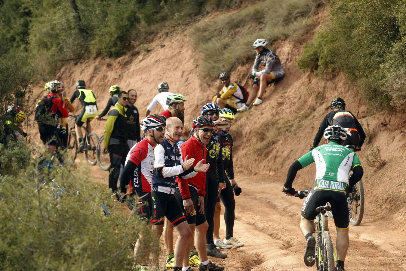 Un día magnífico ha acompañado a la celebración este domingo de la Duatlón de Moncalvillo, que ha dejado escenas preciosas