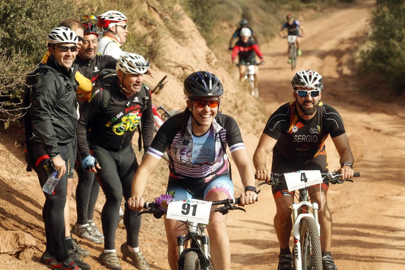 Un día magnífico ha acompañado a la celebración este domingo de la Duatlón de Moncalvillo, que ha dejado escenas preciosas