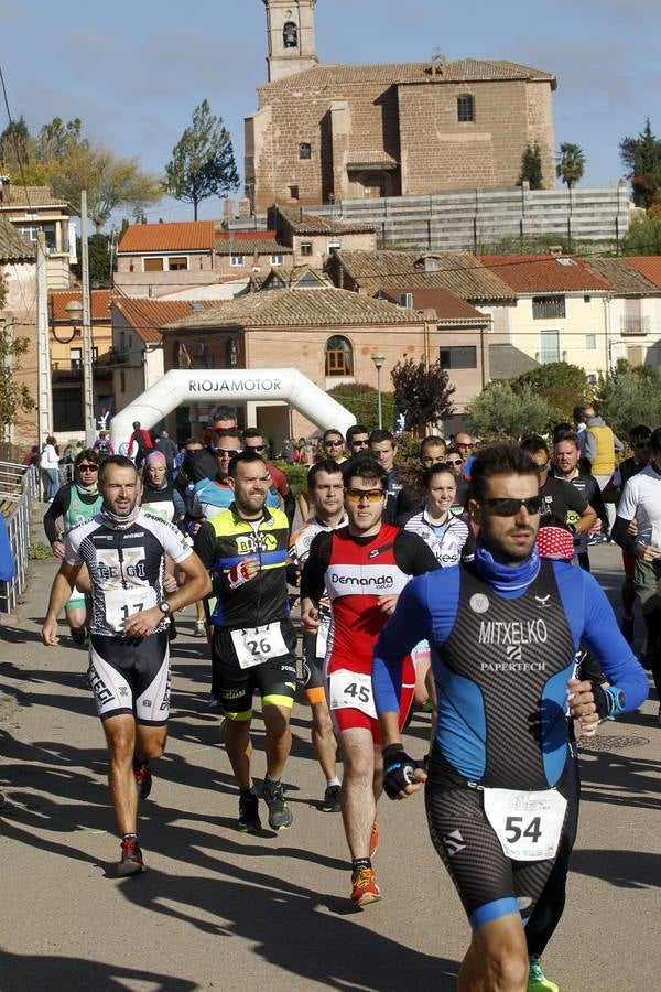 Un día magnífico ha acompañado a la celebración este domingo de la Duatlón de Moncalvillo, que ha dejado escenas preciosas