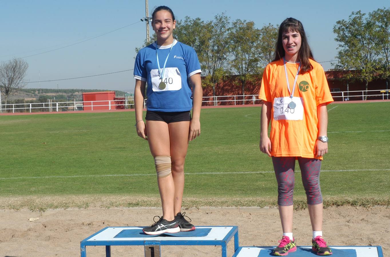 Decenas de niños participaron en Calahorra en la Olimpiada Interescolar Infantil.