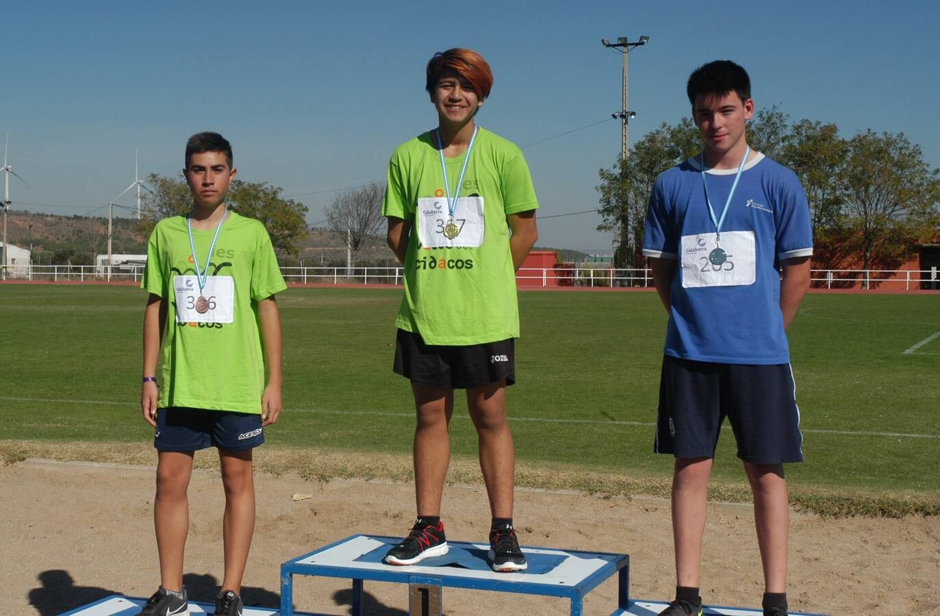 Decenas de niños participaron en Calahorra en la Olimpiada Interescolar Infantil.