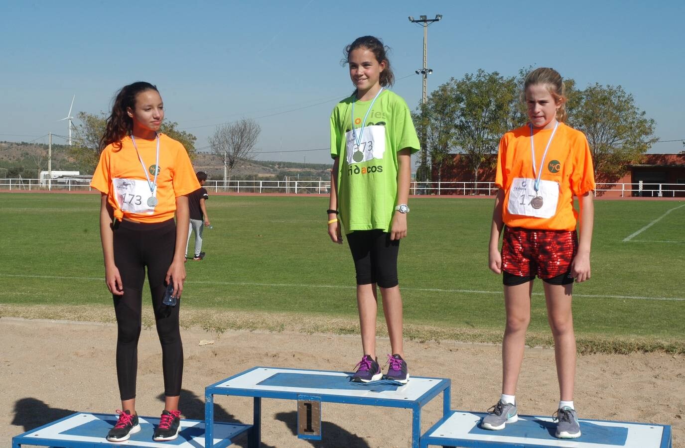 Decenas de niños participaron en Calahorra en la Olimpiada Interescolar Infantil.