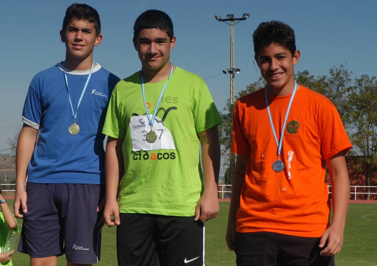 Decenas de niños participaron en Calahorra en la Olimpiada Interescolar Infantil.