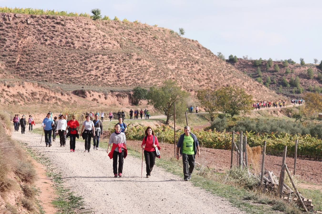 Unas 350 personas participan en la tercera Marcha del Camino del Rey