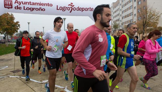 Salida de la Carrera de la Integración del año pasado. :: Sonia Tercero