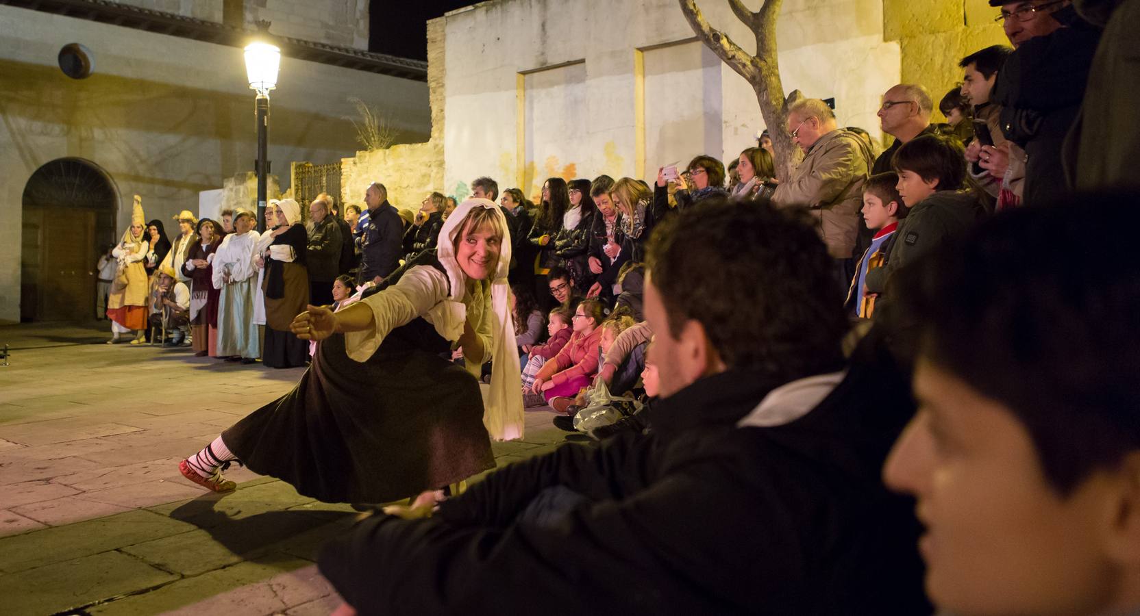 Logroño se llena de brujas para rememorar el auto de fe de 1610