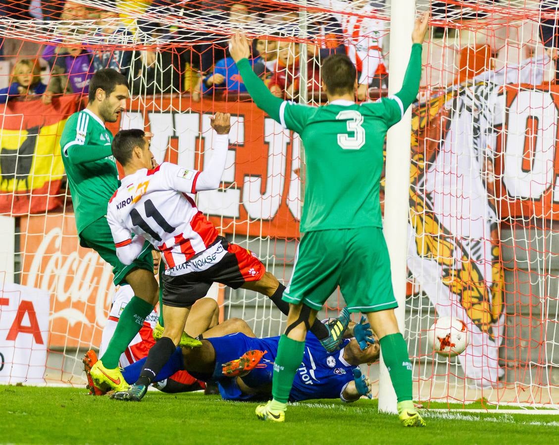 Los de Logroño no consiguieron pasar este domingo del empate (1-1)