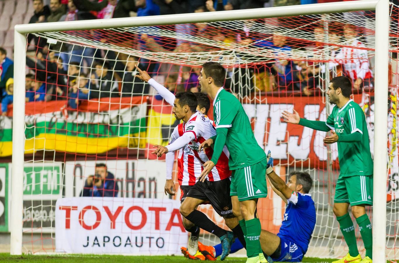 Los de Logroño no consiguieron pasar este domingo del empate (1-1)