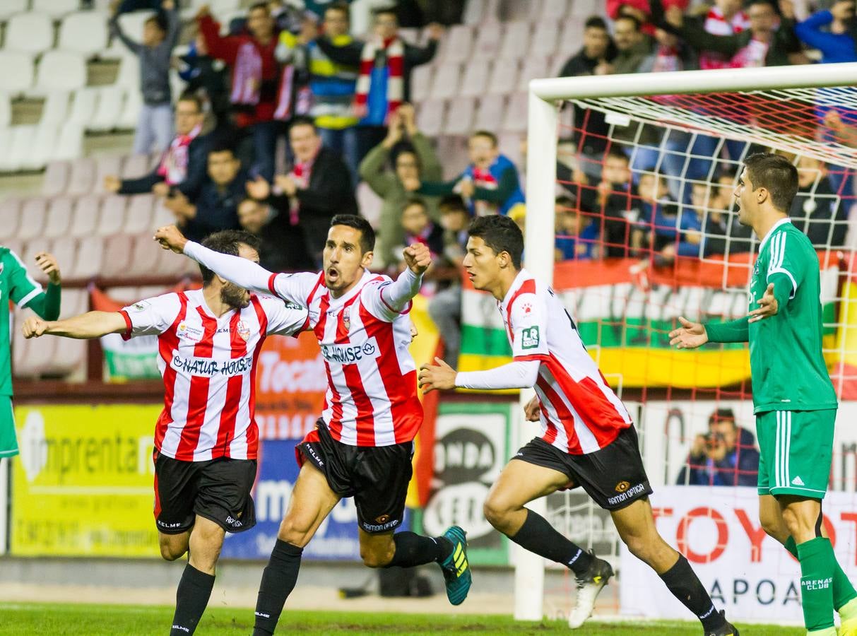 Los de Logroño no consiguieron pasar este domingo del empate (1-1)