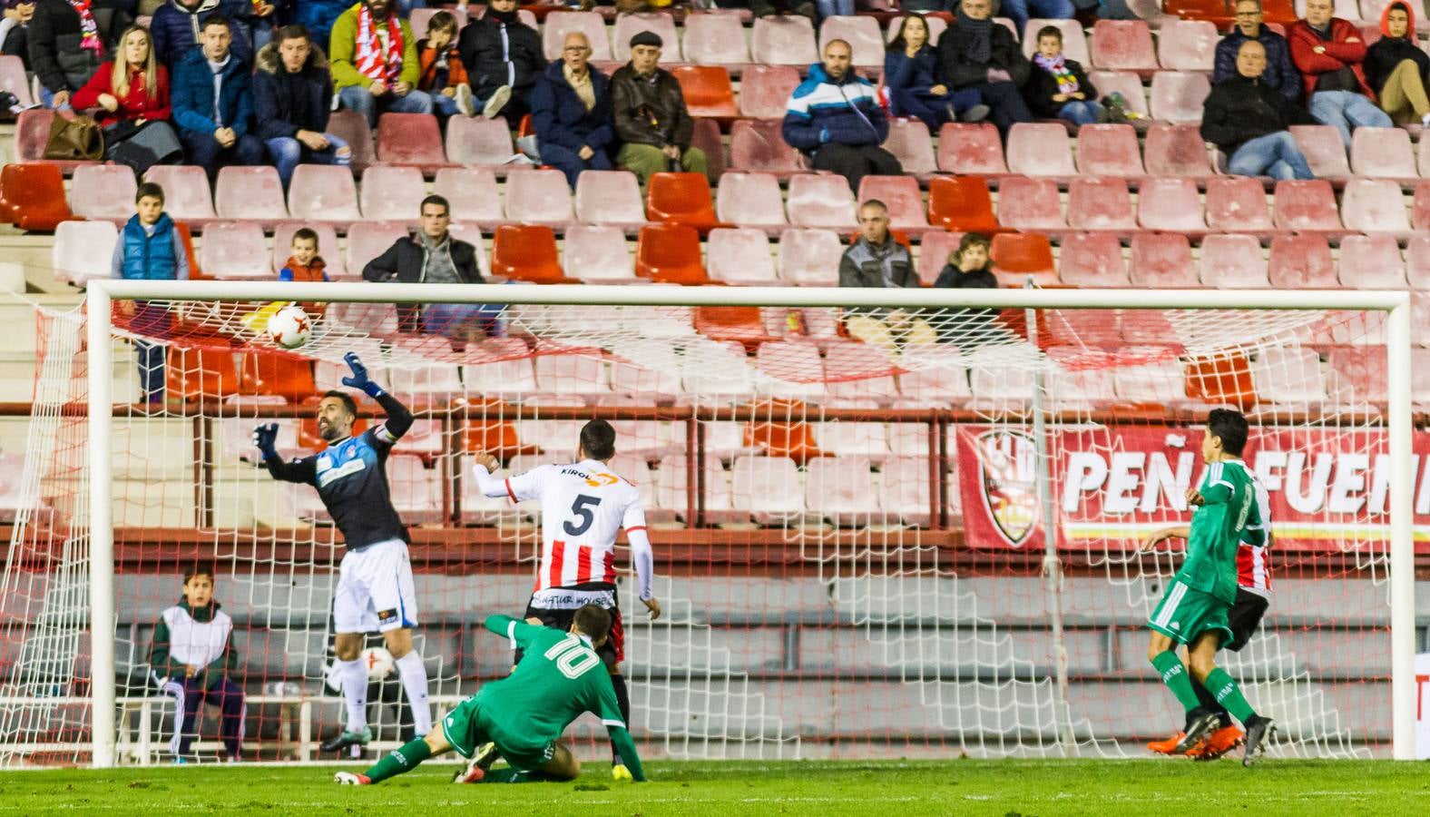 Los de Logroño no consiguieron pasar este domingo del empate (1-1)