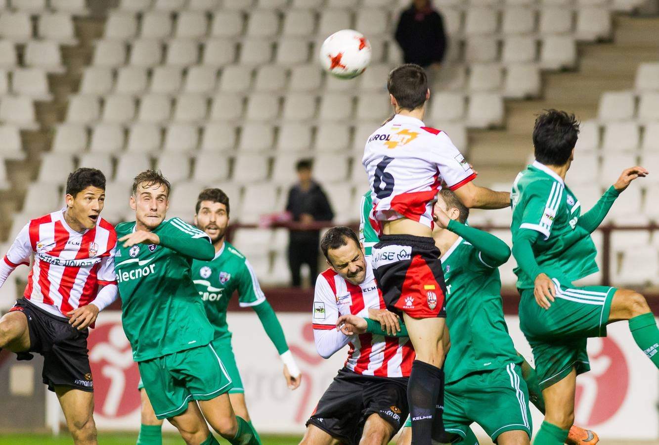 Los de Logroño no consiguieron pasar este domingo del empate (1-1)
