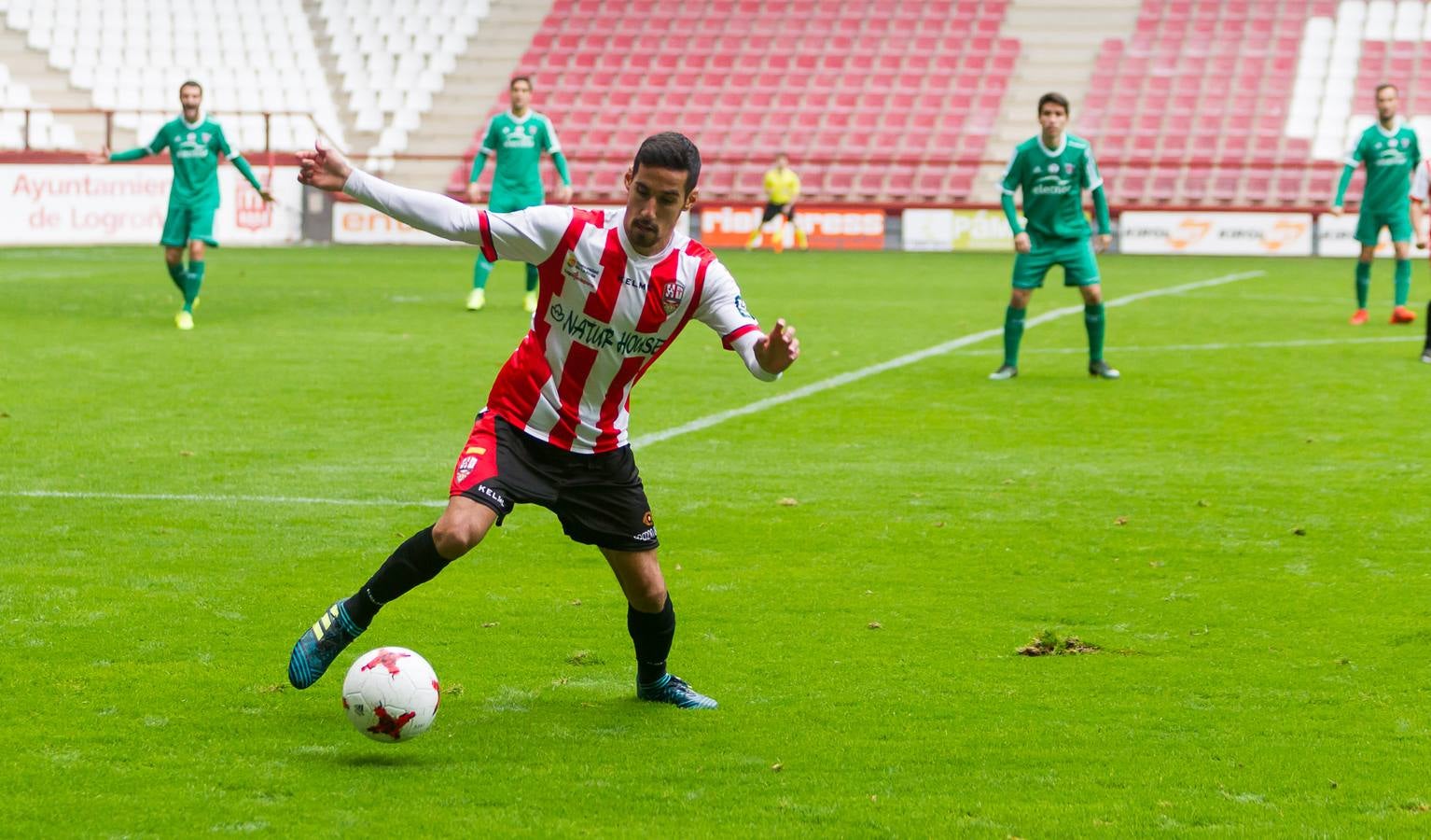 Los de Logroño no consiguieron pasar este domingo del empate (1-1)