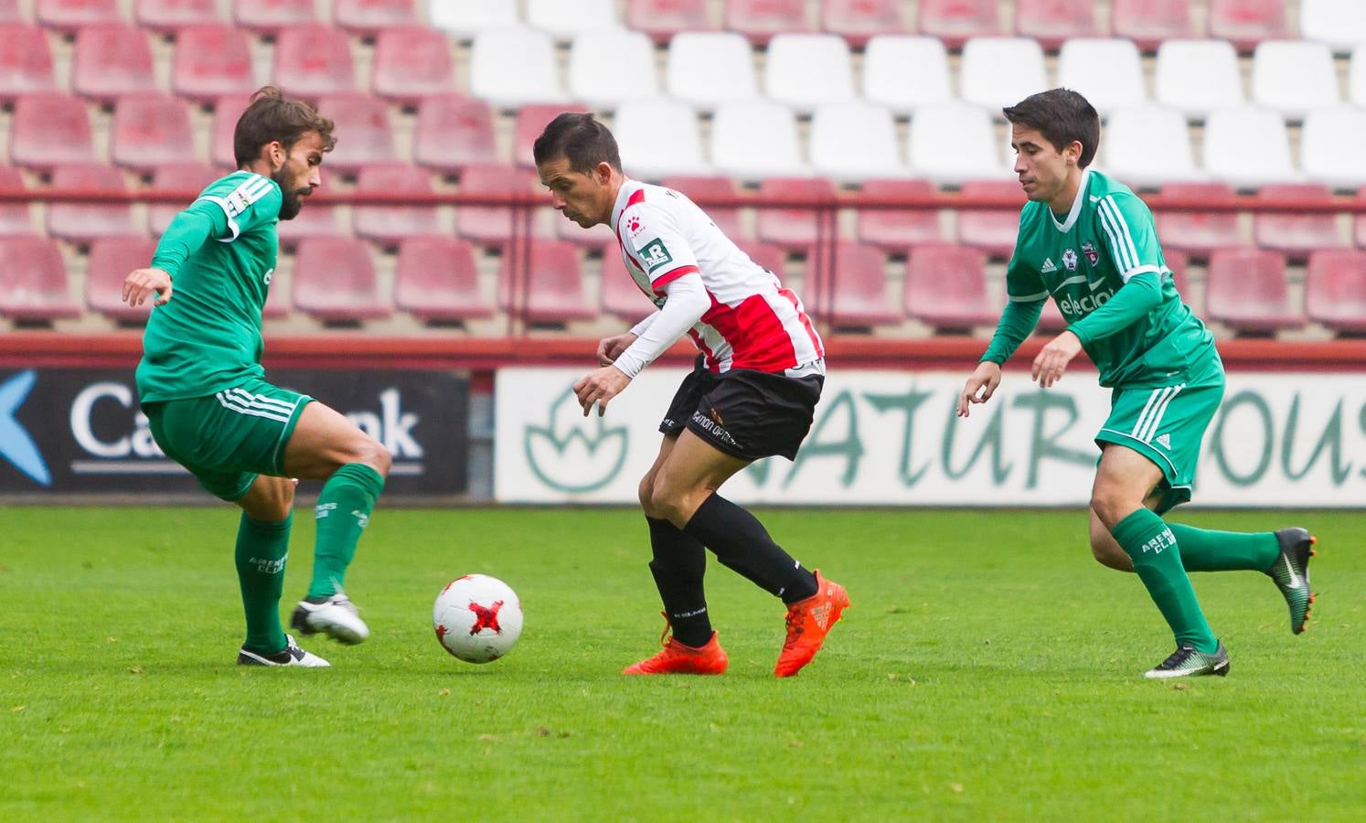 Los de Logroño no consiguieron pasar este domingo del empate (1-1)