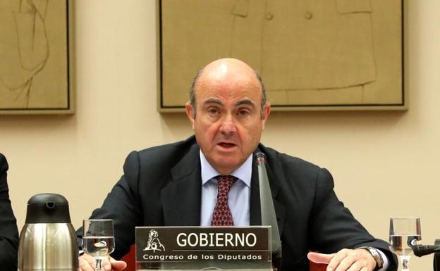 El ministro de Economía, Luis de Guindos