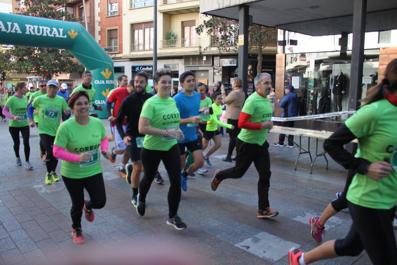 Mucha participación en la carrera contra el cáncer que se celebró en Arnedo.