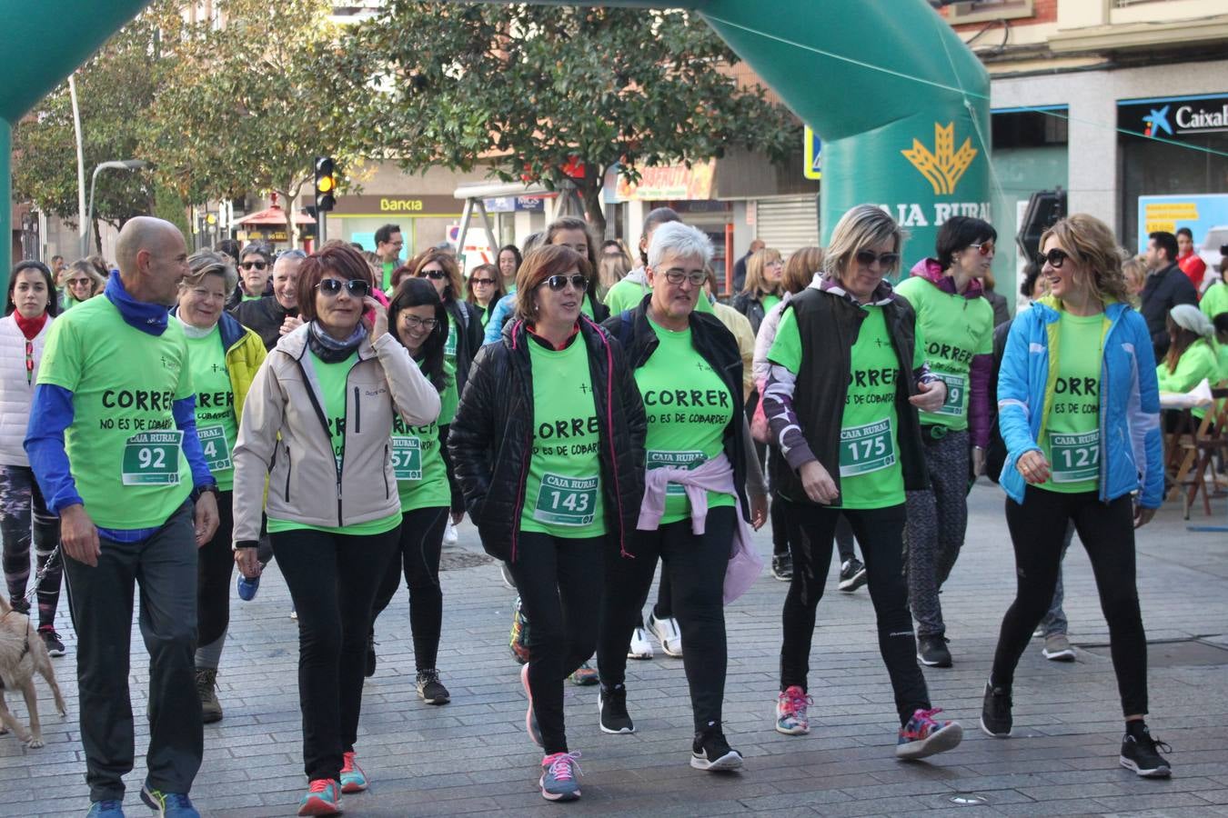 Mucha participación en la carrera contra el cáncer que se celebró en Arnedo.