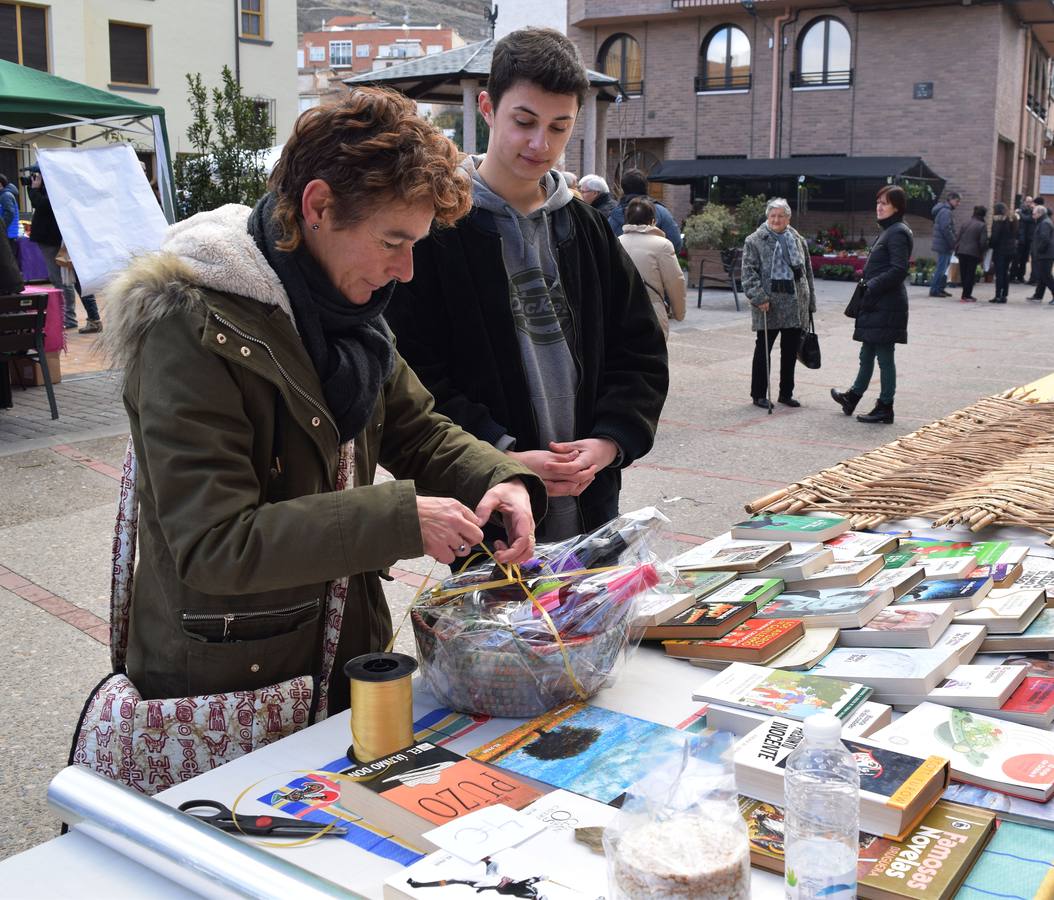 La plaza de la Tela de Nalda ha acogido este domingo la XIX edición de la jornada de la Pasa, a la que asistió numeroso público a pesar del tiempo desapacible.