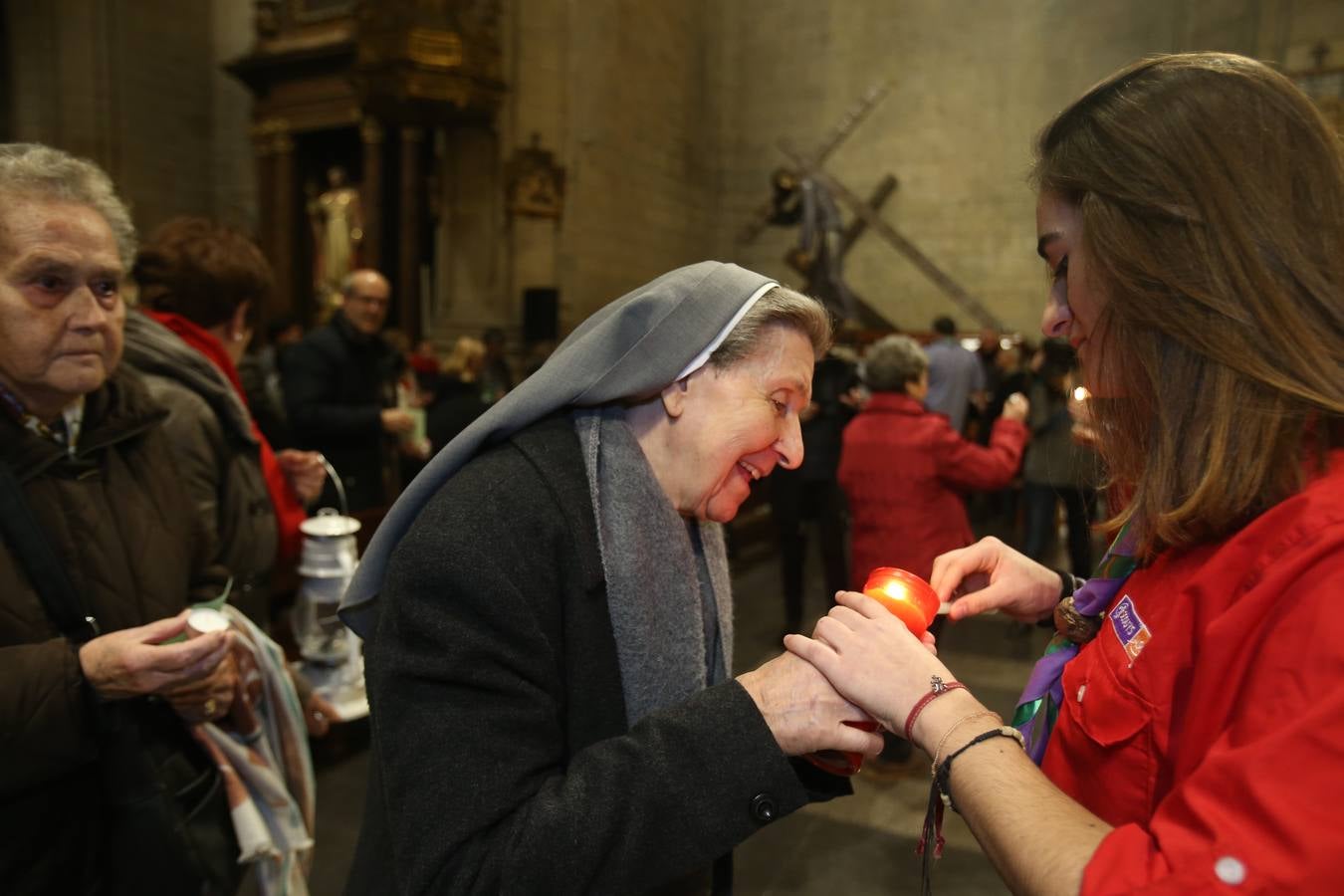 La luz de la Paz de Belén llega a Logroño