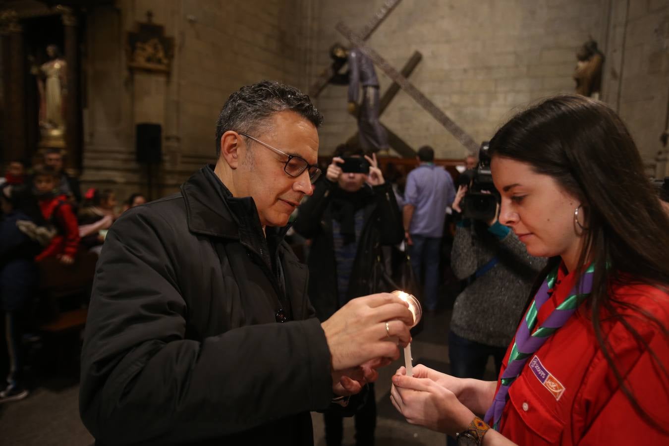 La luz de la Paz de Belén llega a Logroño