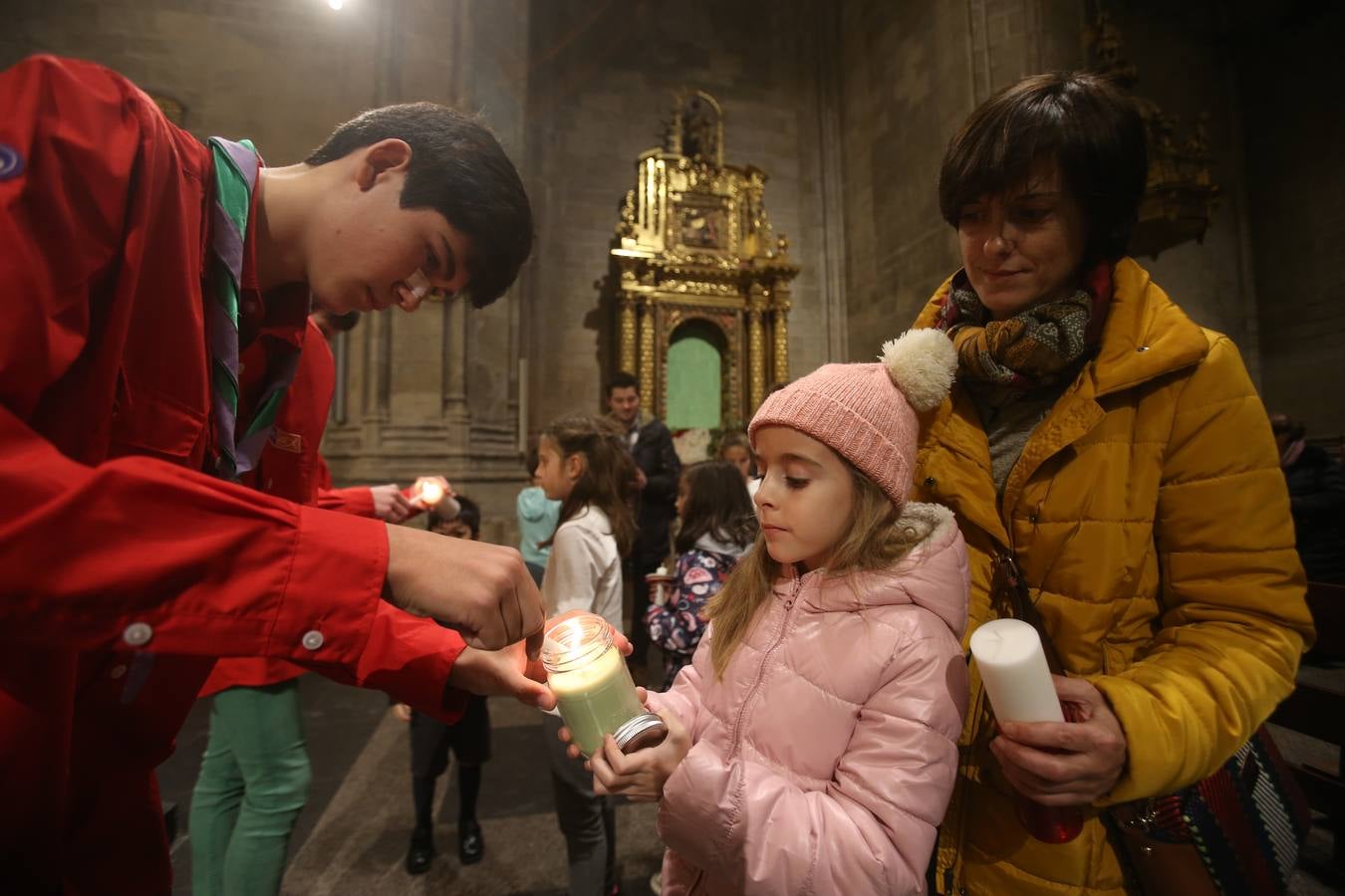 La luz de la Paz de Belén llega a Logroño