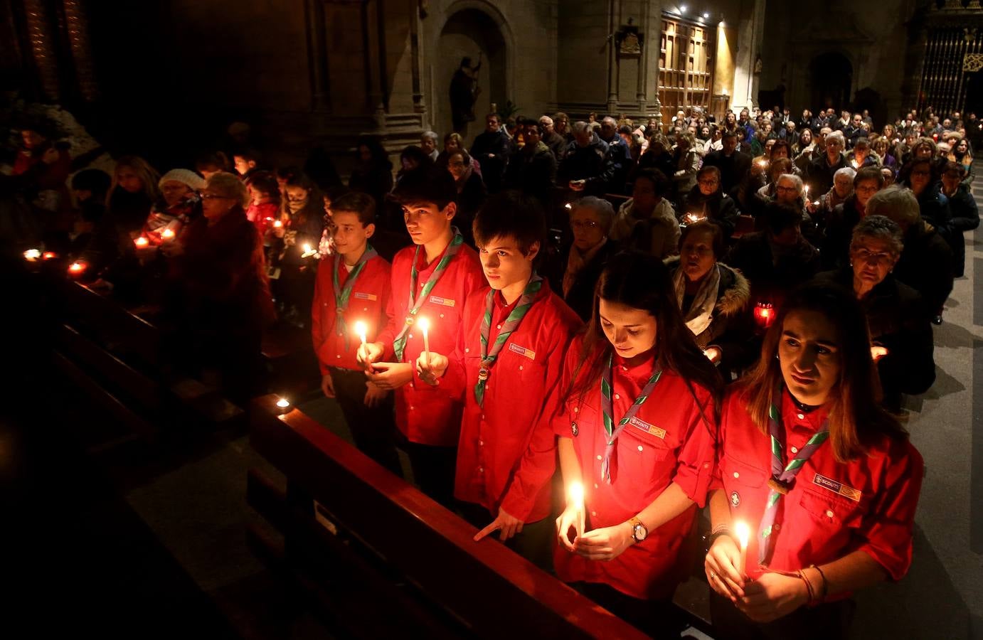 La luz de la Paz de Belén llega a Logroño