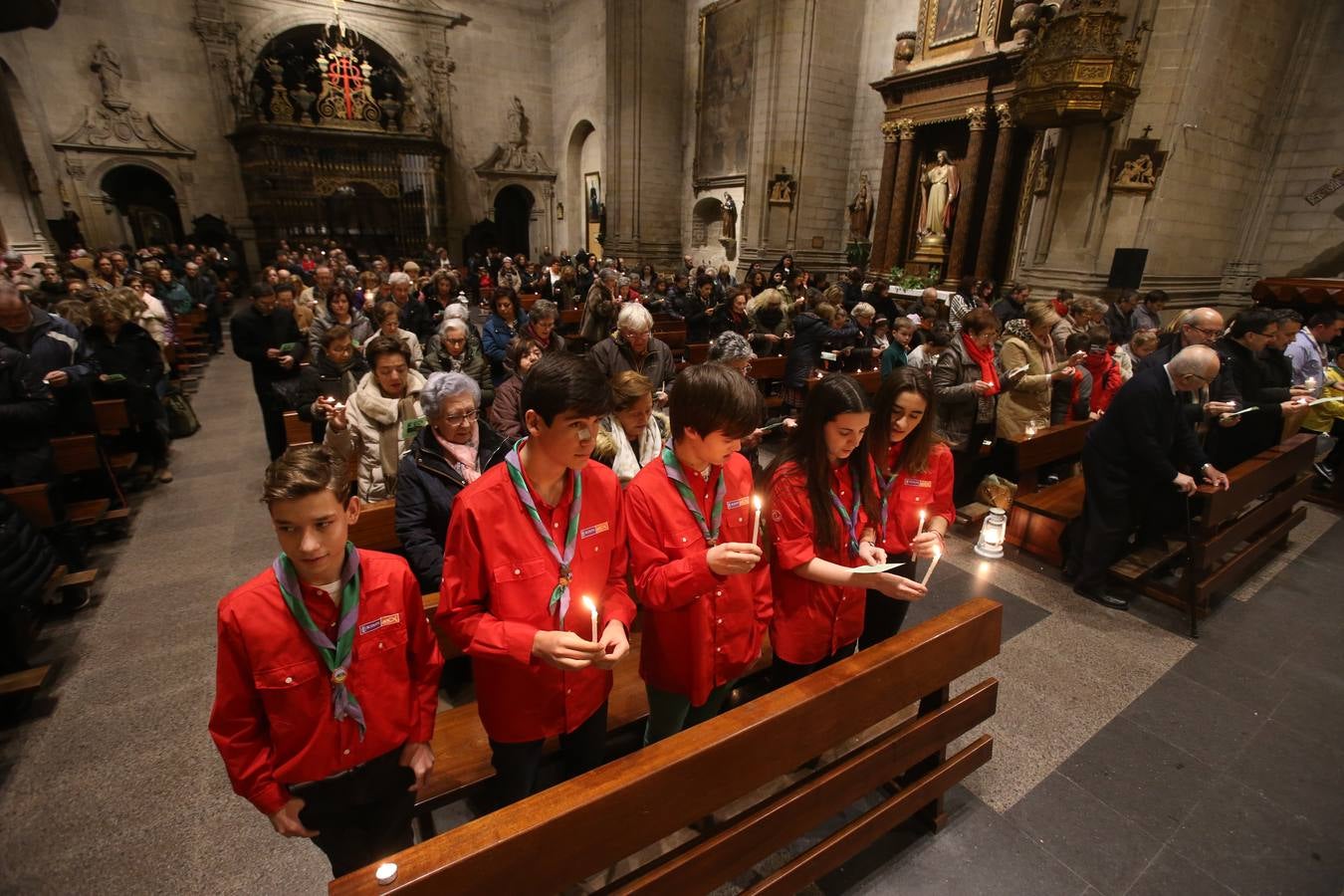 La luz de la Paz de Belén llega a Logroño