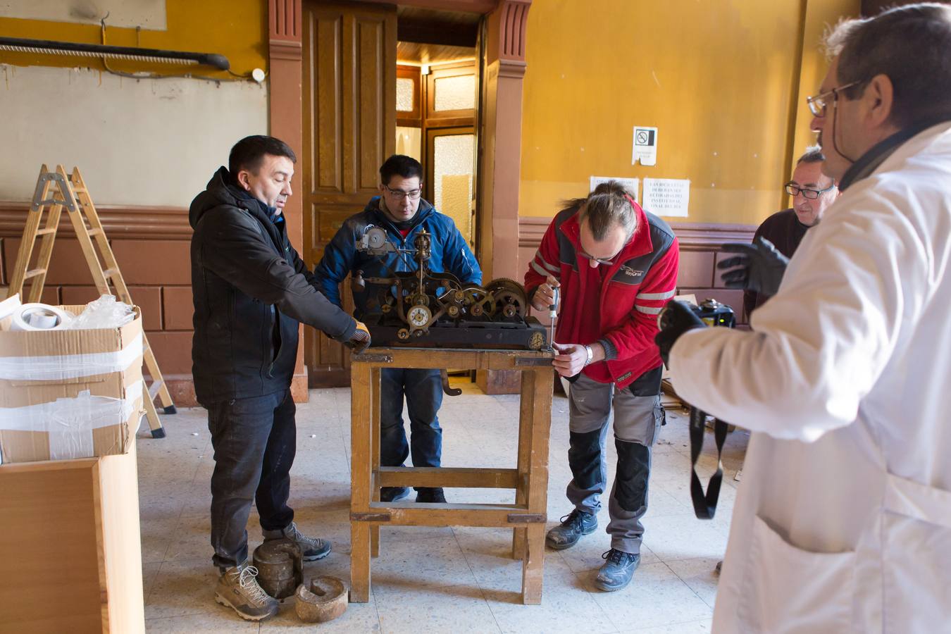 La mudanza patrimonial del IES logroñés, a punto de terminar, supondrá el cierre del edificio