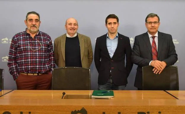 José Miguel Crespo, Javier Fernández, Daniel del Río y Arturo Colina. 