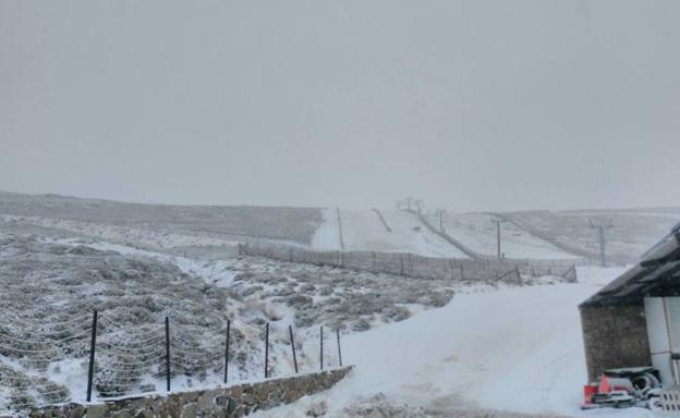 La estación de Béjar, en una imagen de inicios de diciembre