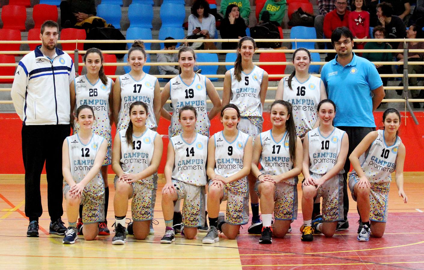 Promete reina en la categoría femenina y Logrobasket gana en chicos en la categoría masculina en la tercera y última jornada del Torneo Canteras de baloncesto