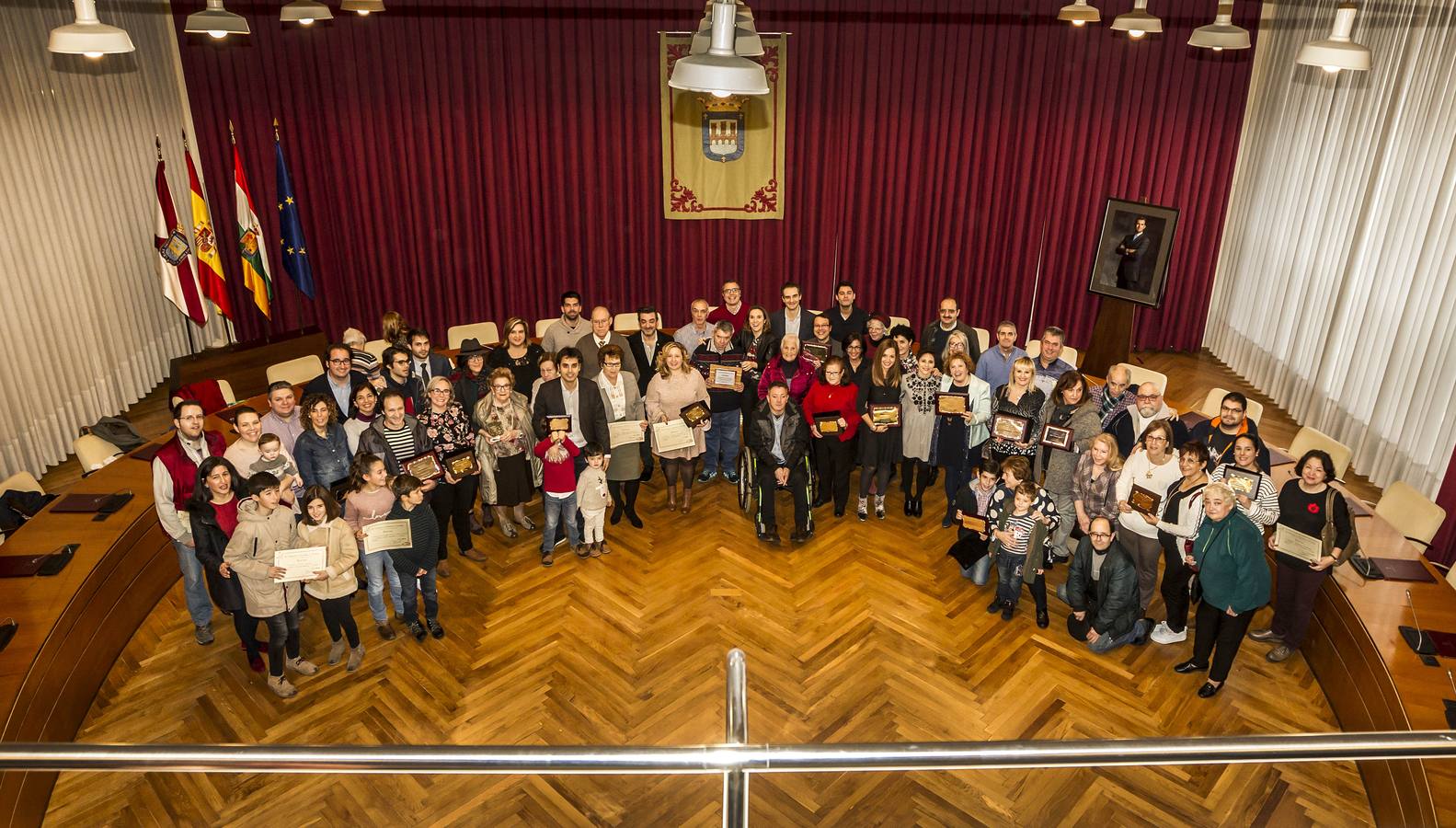 La Asociación de Belenistas de La Rioja y el Ayuntamiento de Logroño dieron los galardones