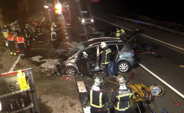 Un accidente con tres fallecidos en septiembre pasado en Madrid.