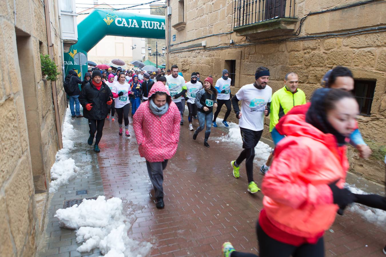 A los deportistas no les paro la nevada del fin de semana