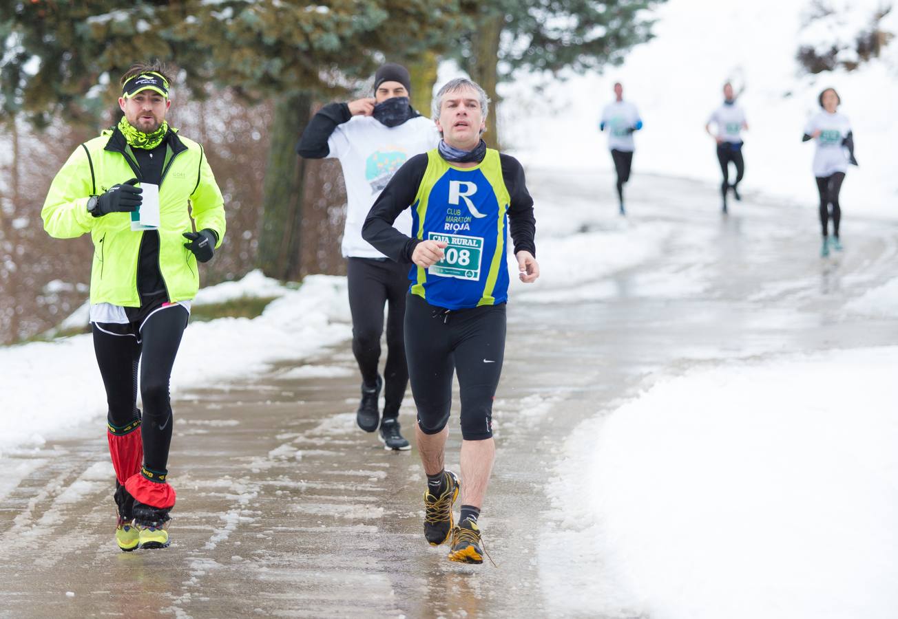 A los deportistas no les paro la nevada del fin de semana