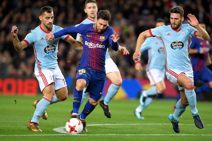 El cuadro de Valverde se deshizo con facilidad de los vigueses en la vuelta de los octavos de la Copa del Rey.