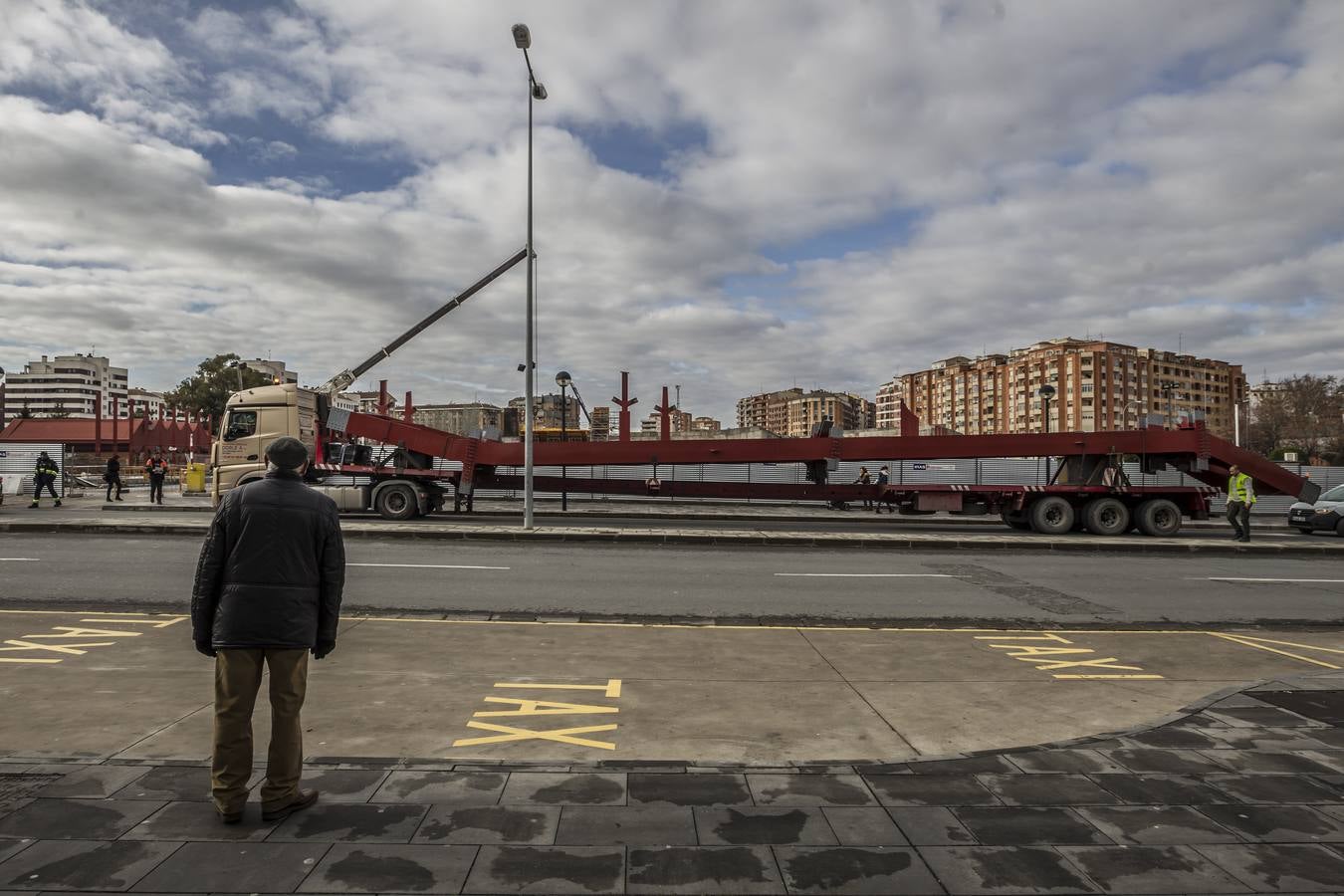 Lla nueva estación de autobuses va tomando forma. 