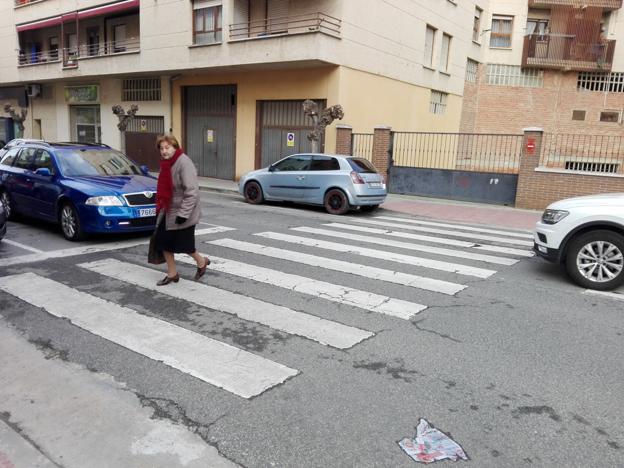 Paso de cebra donde ocurrió el accidente. :: 