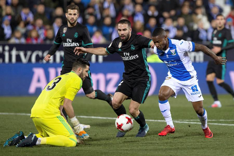 El conjunto blanco se hizo con la victoria gracias a un gol de Asensio en los últimos minutos en partido poco vistoso en Butarque.