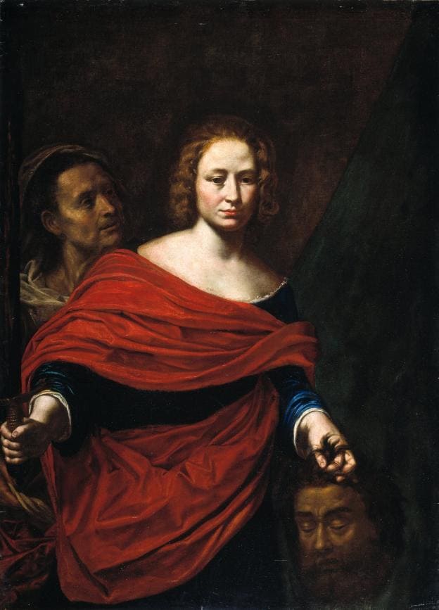 Judit, con la cabeza de Holofernes. Obra de Nicolas Regnier, propiedad del Museo del Prado.
