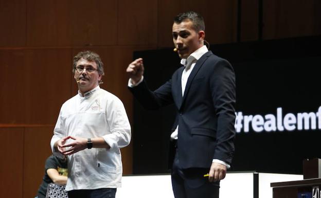 Andoni Luis Aduriz y Guillermo Cruz.