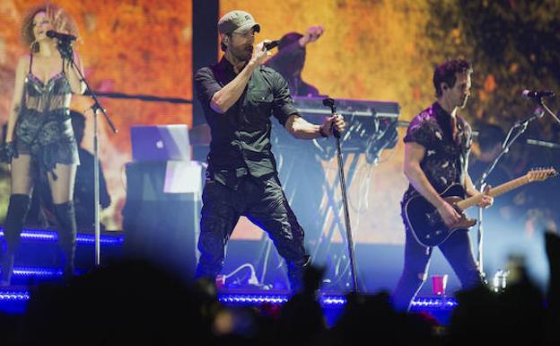 Enrique Iglesias, en un concierto.