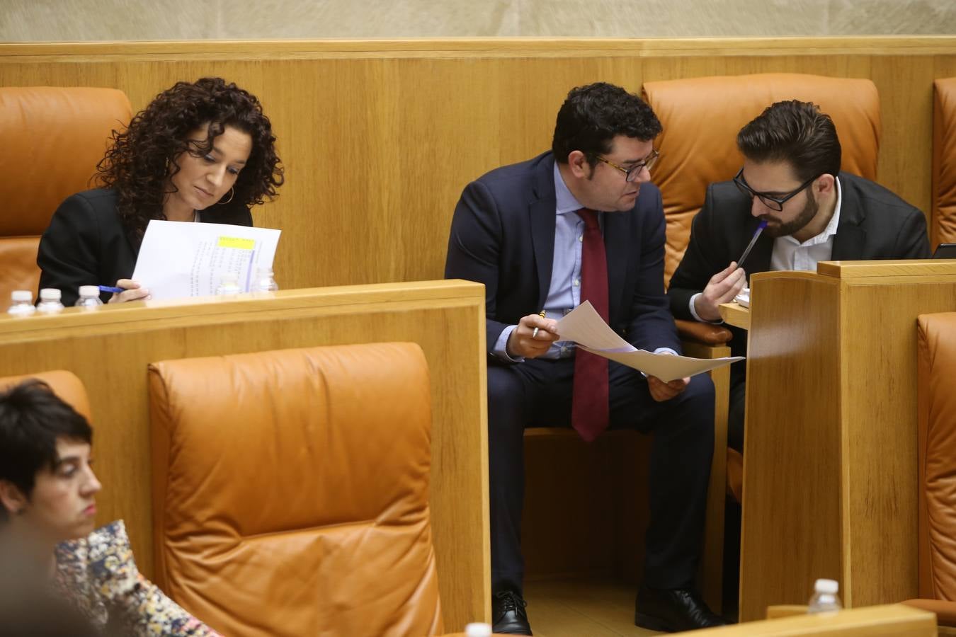 El Parlamento de La Rioja ha aprobado este viernes los proyectos de Ley de Presupuestos Generales de la Comunidad Autónoma de La Rioja y de Medidas Fiscales y Administrativas para 2018 con el voto a favor de los diputados del Partido Popular, la abstención de Ciudadanos y el voto en contra de PSOE y Podemos en todos sus títulos.