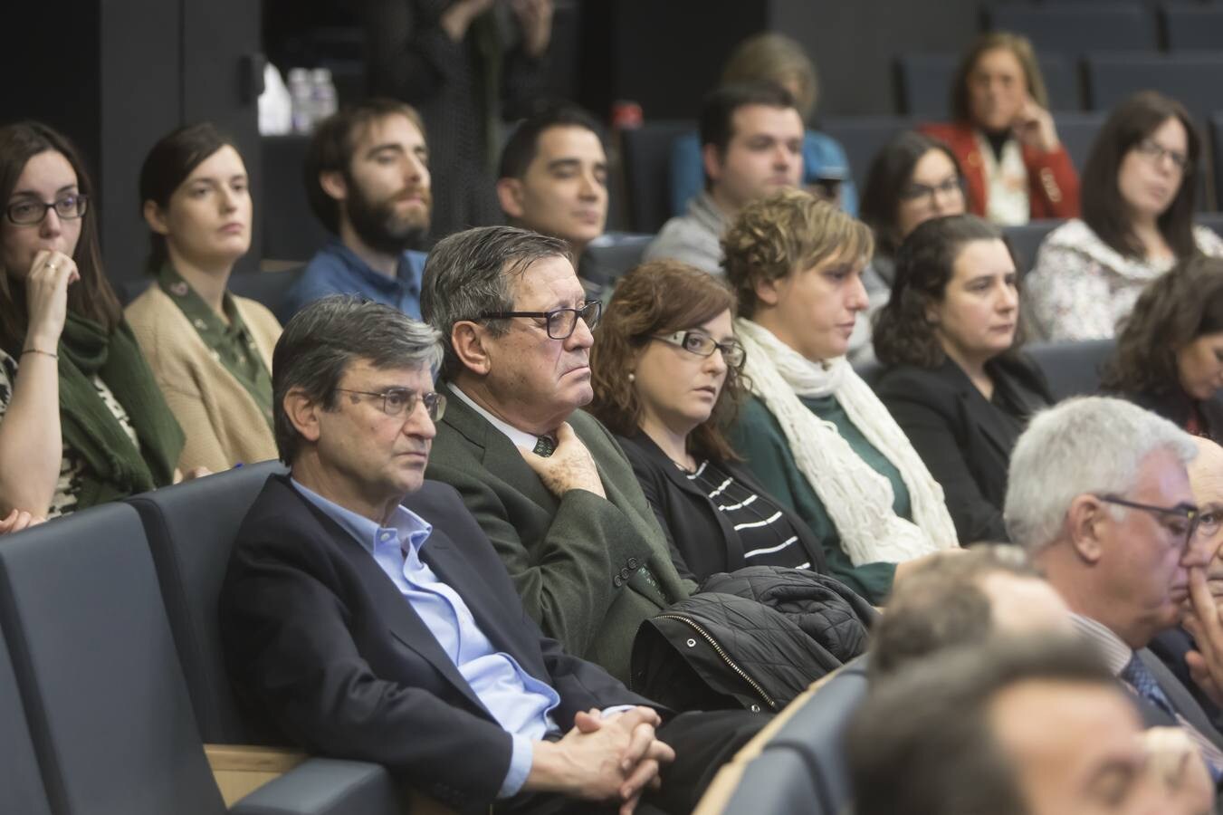 Coloquio sobre la situación actual de la universidad española y sus retos, organizado en Logroño por la Universidad Internacional de La Rioja (UNIR).