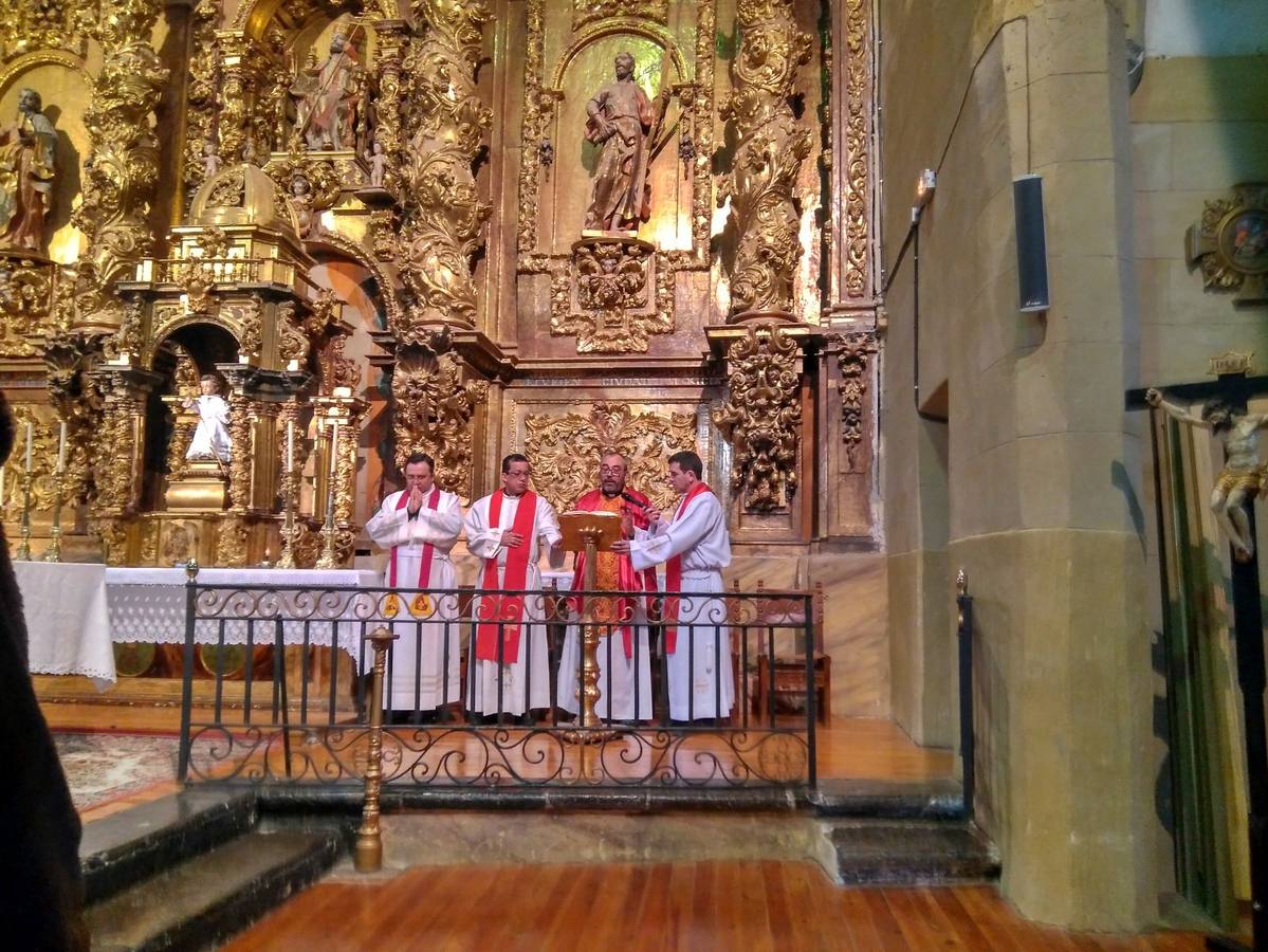 Cornago celebra San Blas con actos religiosos y subasta de roscos