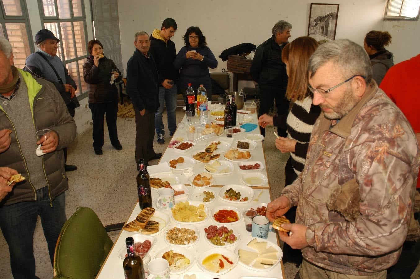 Navajun celebra San Blas con hoguera, bendicion y tostadas